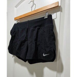 Nike Dri-Fit Womens Black Athletic Running Shorts Size S Lightweight